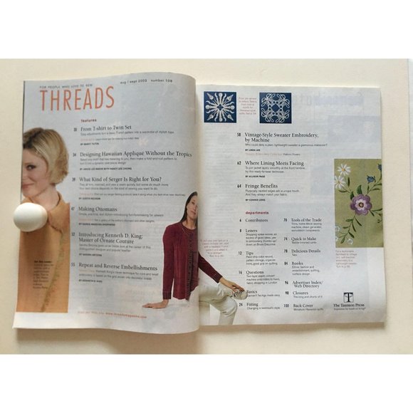 Bundle THREADS Magazine 2003 #104- 109 - Picture 3 of 13
